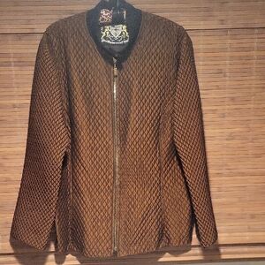 St. John Bronze Quilted Women's Sport Jacket
